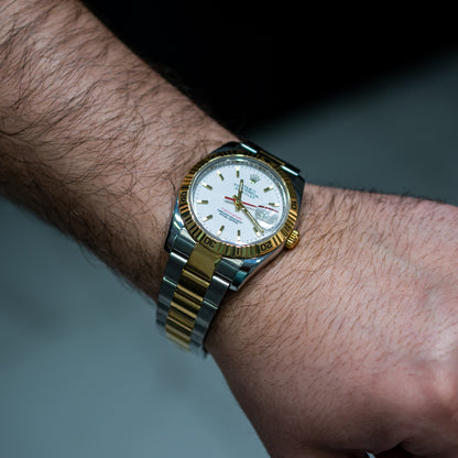 Rolex Datejust 36mm Two Tone - Turn O Graph Ref. 116263 DISCONTINUED