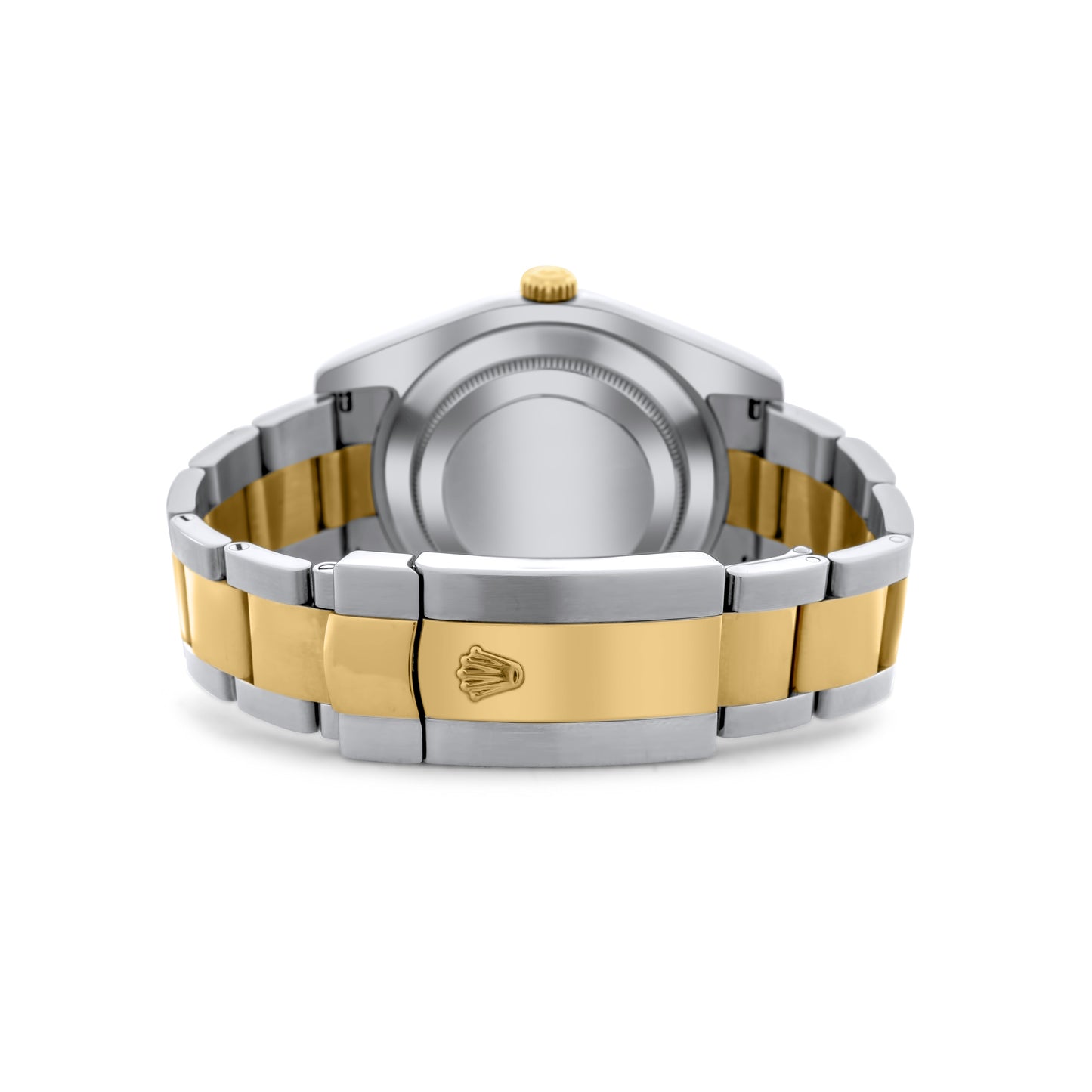Rolex Date-Just II  41mm, Two-Tone 18K Yellow Gold & Stainless Steel, 18k Yellow Gold Fluted Bezel, Black Arabic Dial, Oyster Bracelet Ref. 116333