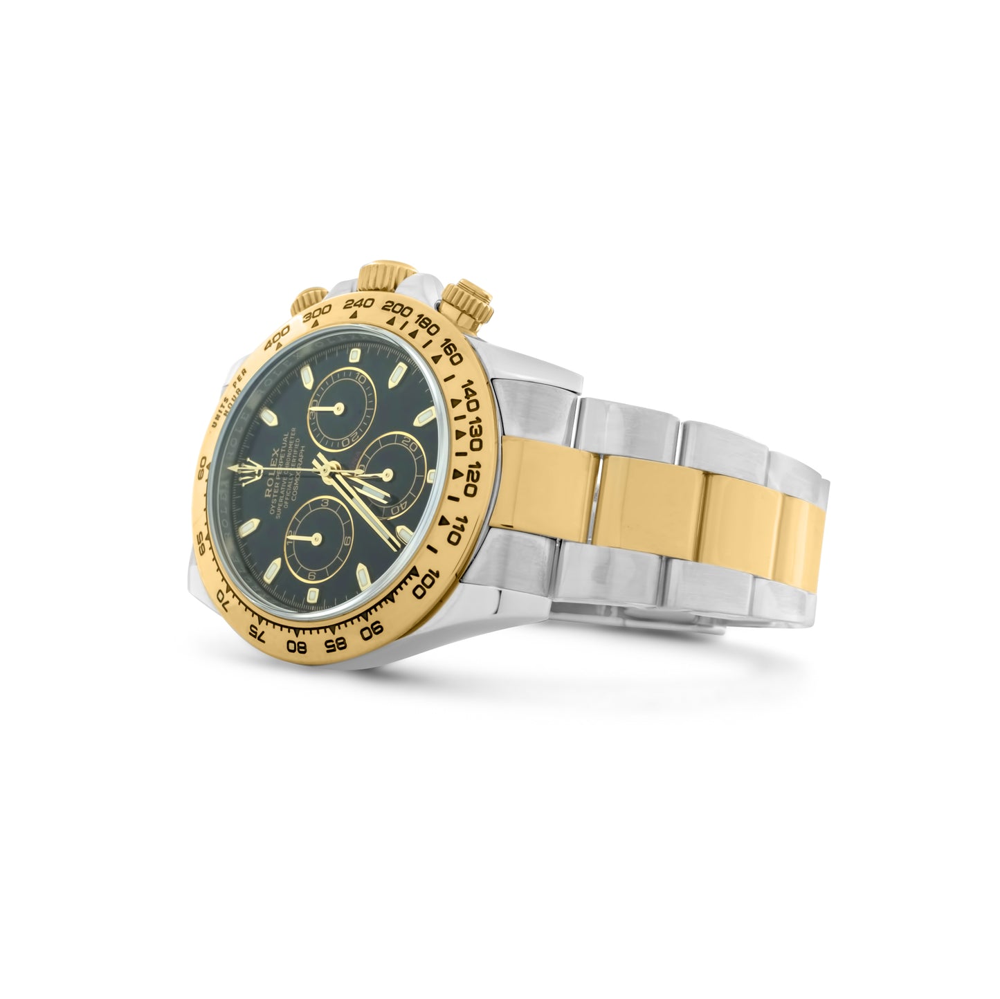 Rolex Daytona 40mm Two Tone Yellow Gold & Steel, Black Dial Ref. 116503