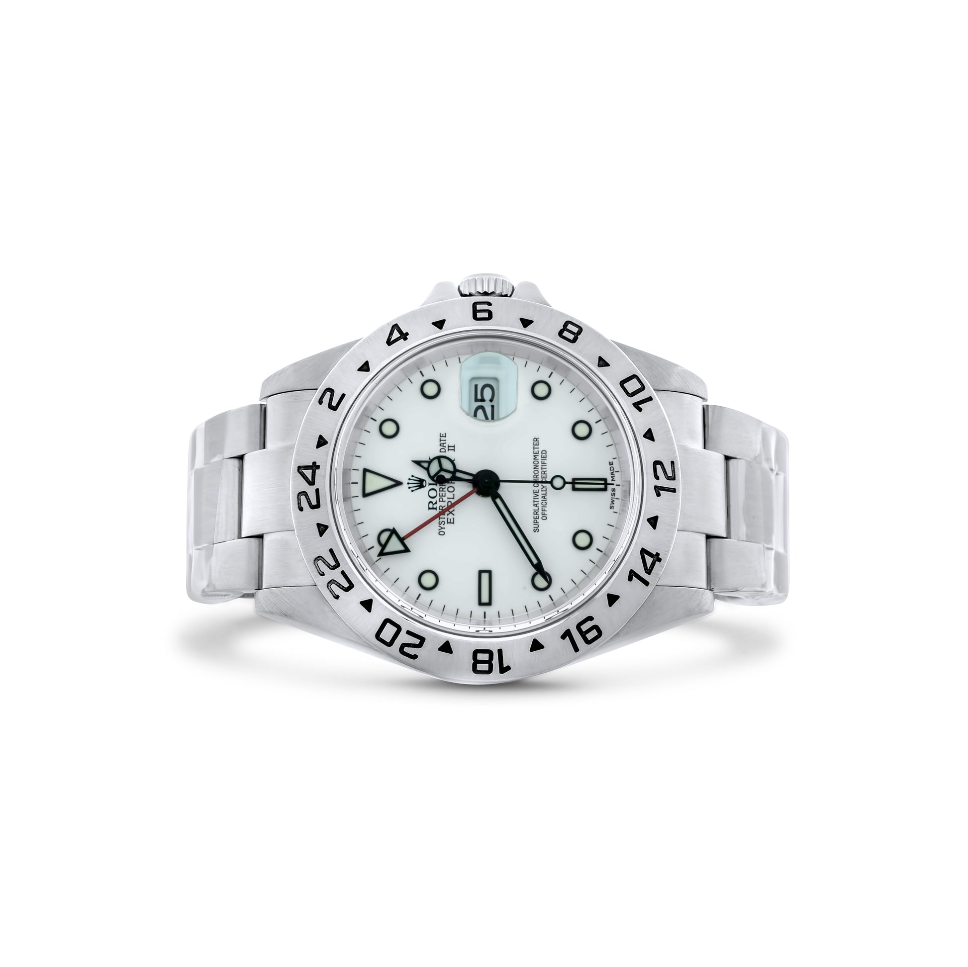 Rolex Explorer 40mm Polar White Dial Mercedes Hands Ref. 16570