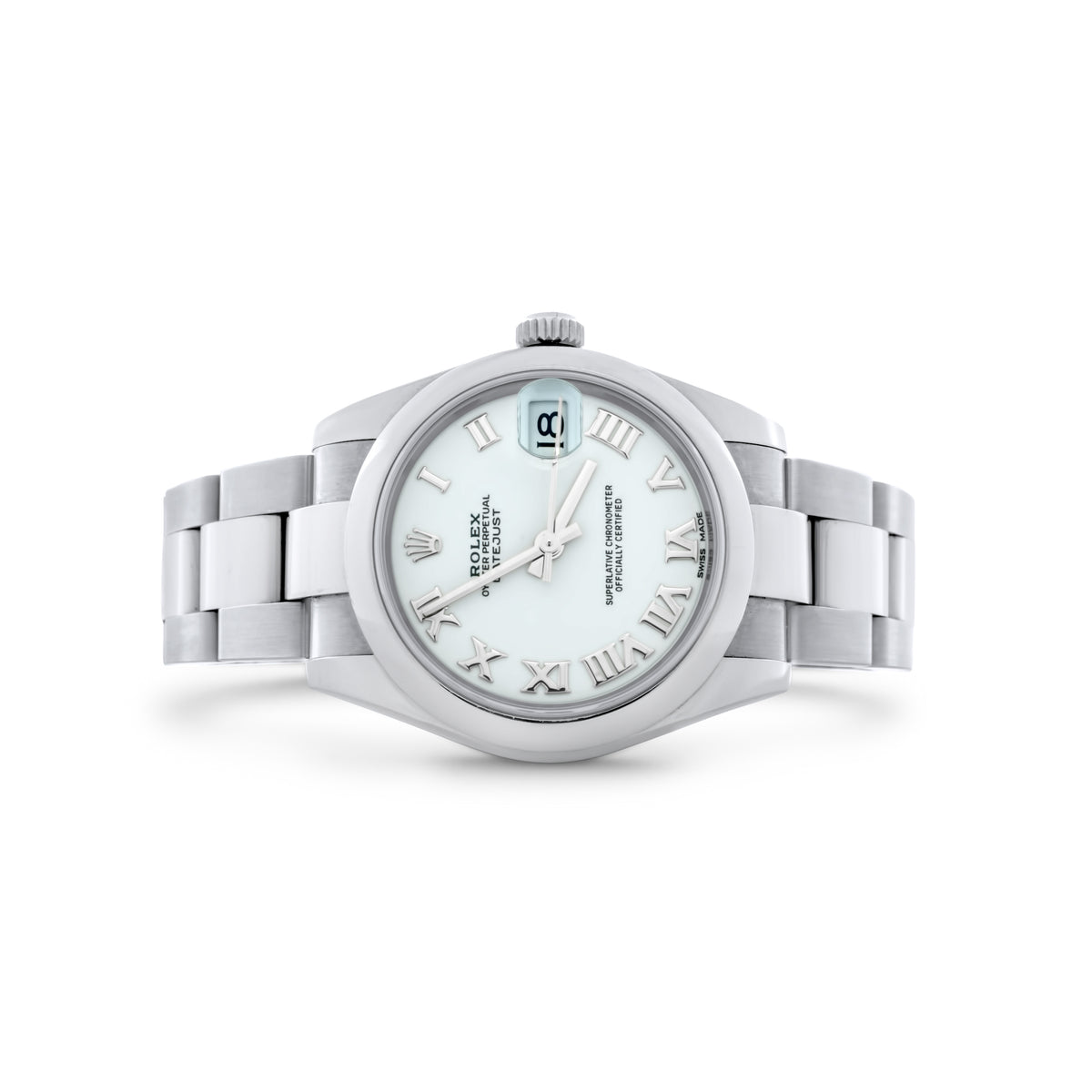 ?sale? Rolex Ladies 26mm Datejust White MOP Diamond oyster steel $_57.JPG?set_id=880000500F main image 2