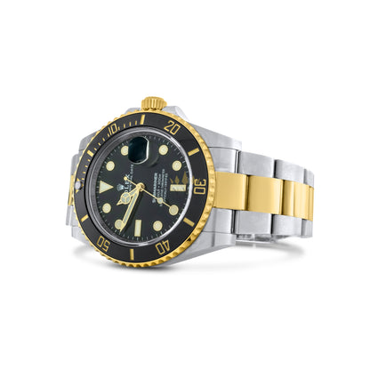 126613ln Rolex Submariner Black Face Two Tone Rolex