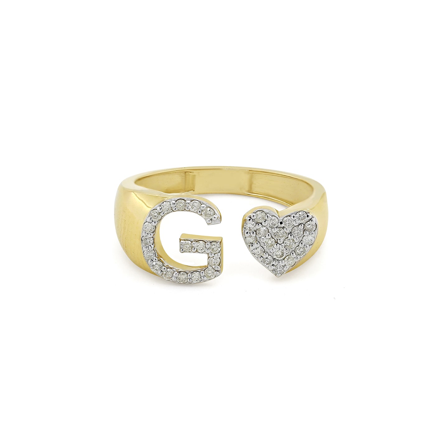 G Letter Ring 14K Solid Gold for Women Gold Letter Ring Birthday Jewelry  for Mother Dainty Gold Letter Ring Wedding Jewelry - Etsy