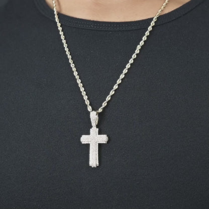 10k Yellow Gold Diamond Cross Pendant 1.39 ctw
