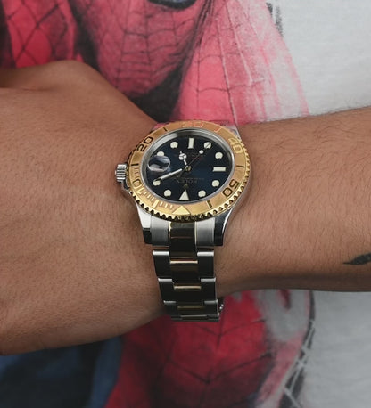 Rolex Yacht Master, Two Tone Yellow Gold And Stainless Steel, 40mm, Blue Dial Ref. 16623