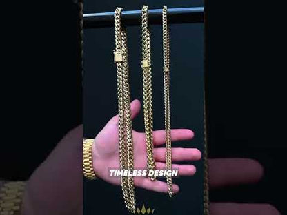 10k-14k Gold Miami Cuban Link Chain - Solid (3-7mm)