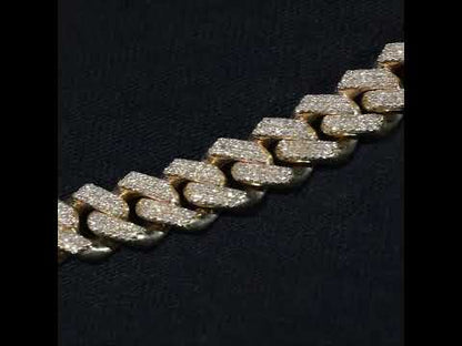 10K Diamond Chain, Miami Prong Cuban Link 9.75mm 6.81 CTW