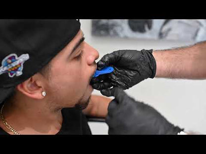 14K White Gold Diamond Strip (Bottom) Grillz