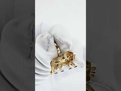 14K Yellow Gold Diamond Zodiac 0.52 CTW