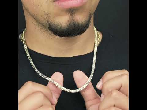 14K Ice Link Chain 2.5-4.5mm – NYC Luxury