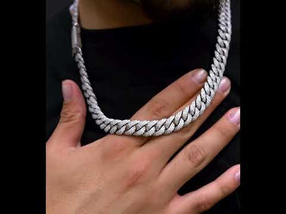 10k Diamond Chain, Pave Cuban Link 12mm 28 ctw