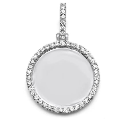 10K/14K Gold & Diamond Custom Picture Pendant 0.45-3.25ctw