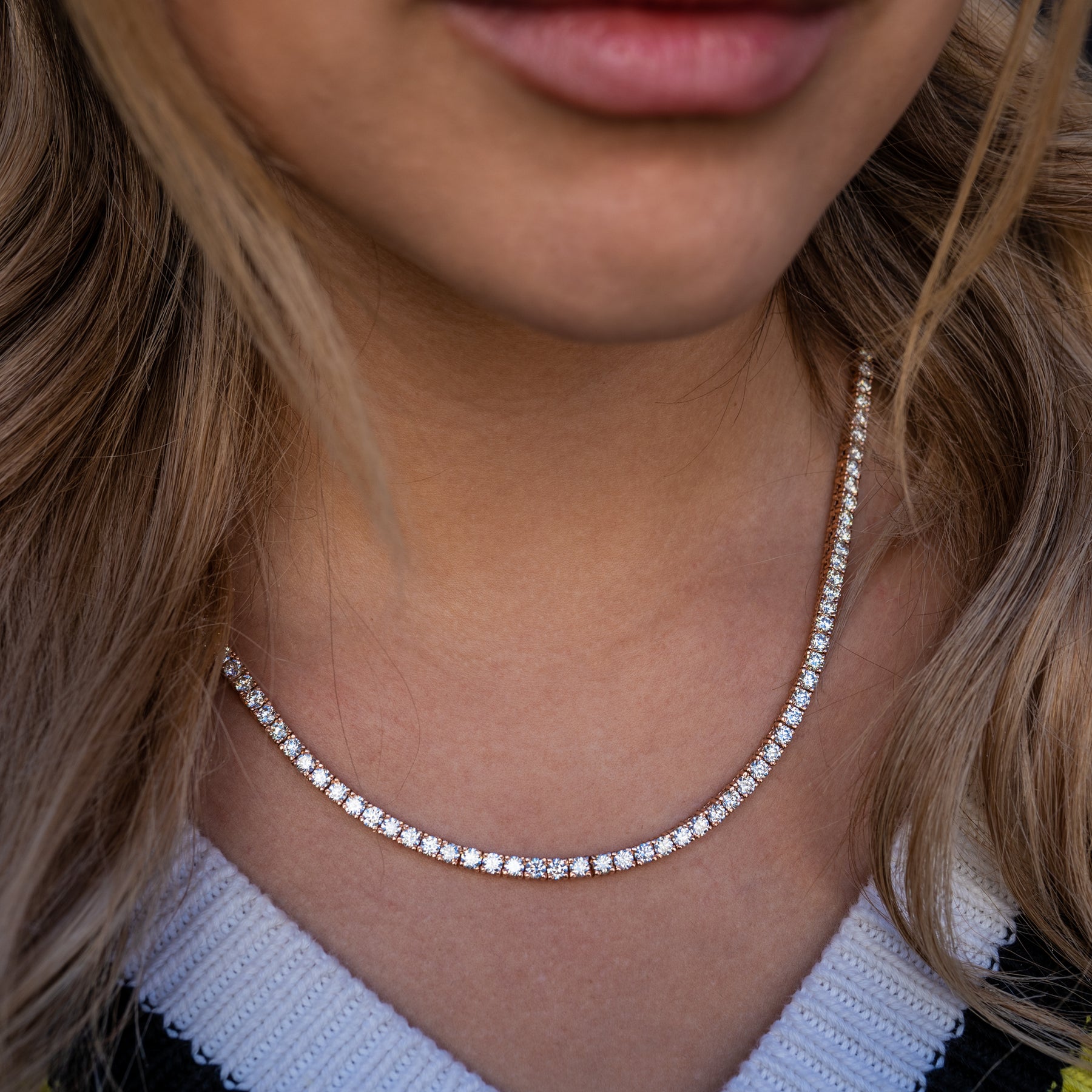 15 point diamond necklace Clearance