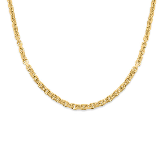 14K Yellow Solid Gold Hermes Link Chain 4.56mm