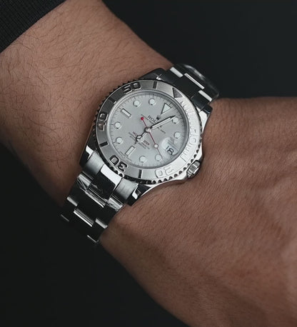 Rolex Yacht-Master 35mm Platinum Bezel Ref. 168622