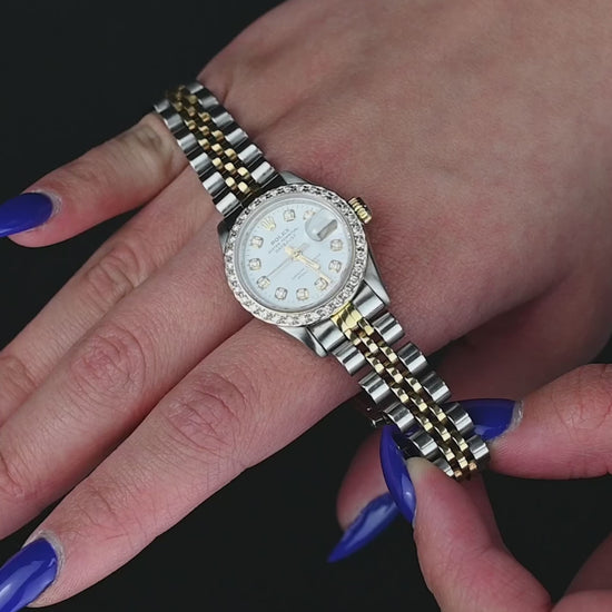 Rolex Ladies Datejust 26mm Two Tone Yellow Gold, Jubilee Bracelet Ref. 69173