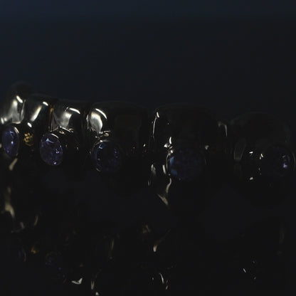 14K Yellow Gold Pink Diamond (Bottom) Grillz