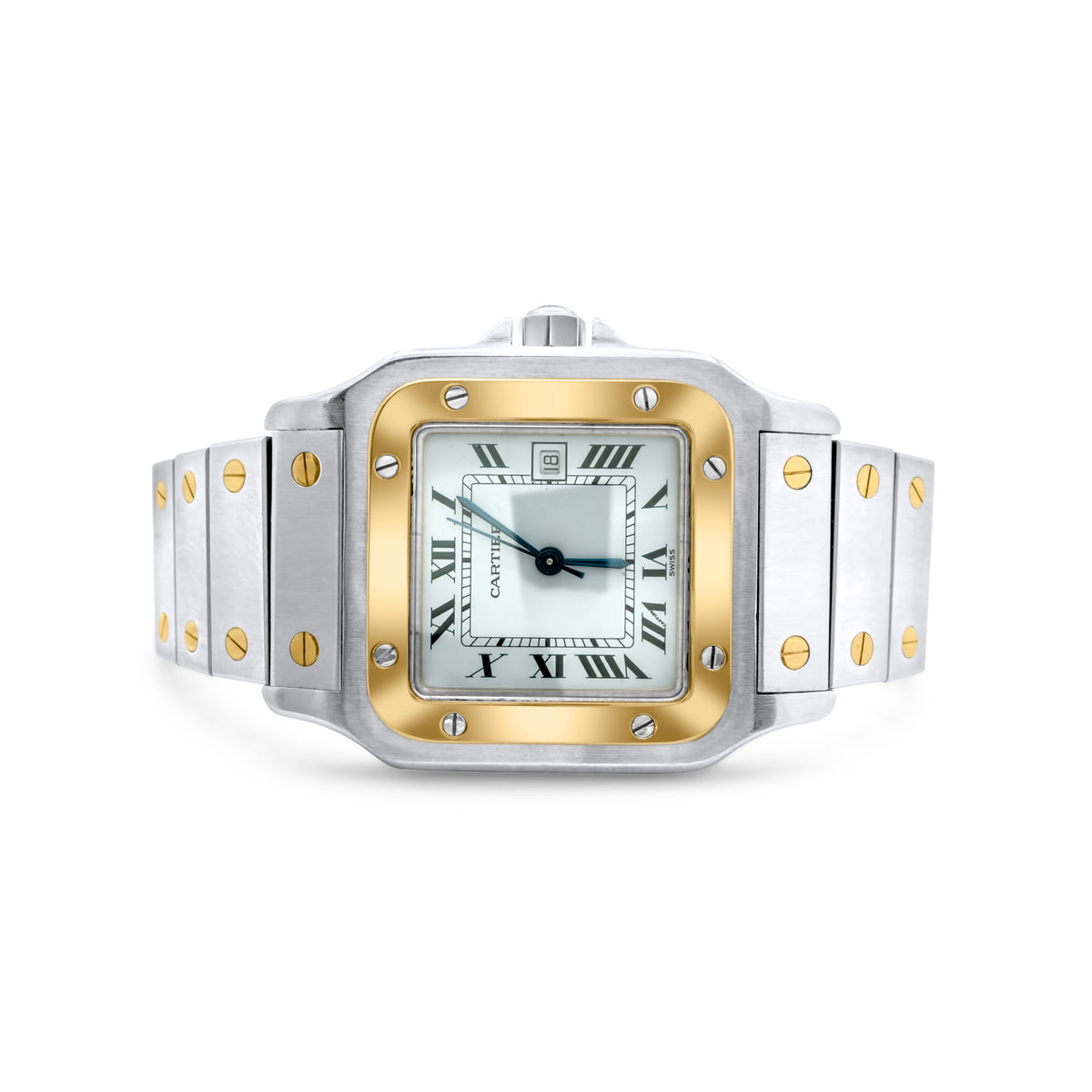 Cartier Mint Womens Two Tone Gold Watch! WOW! Cartier Tank Française Watch Small Model, Quartz Movement  main image 3