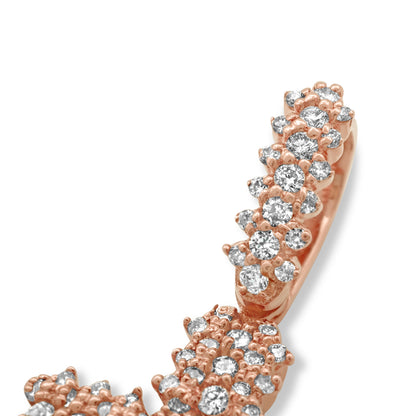 14K Diamond Cross Pendant 0.44 ctw