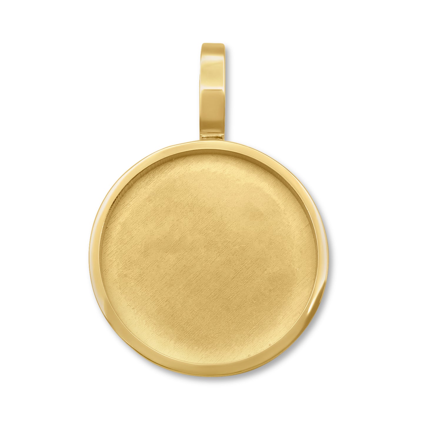 10K Solid Gold Doubled Sided Spinning Picture Pendant