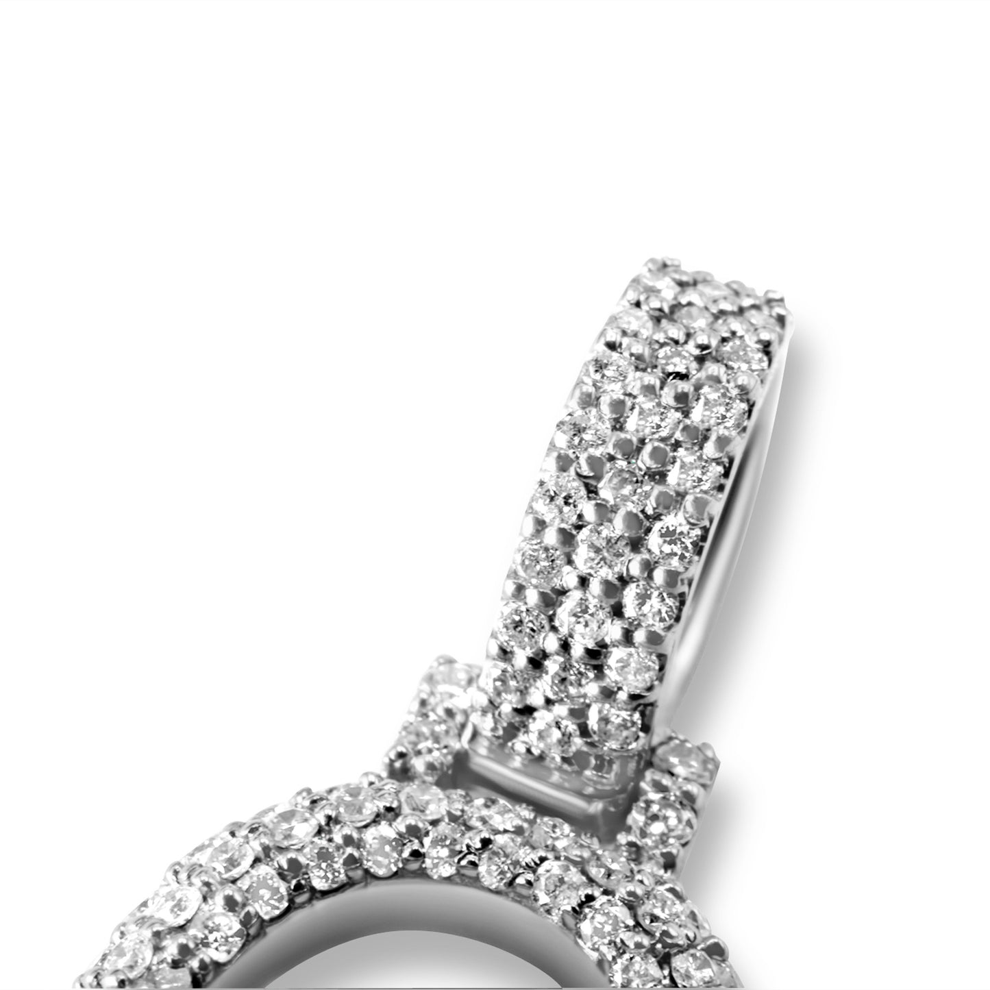10K Solid Gold Diamond Heart Locket Pendant 1.56ctw