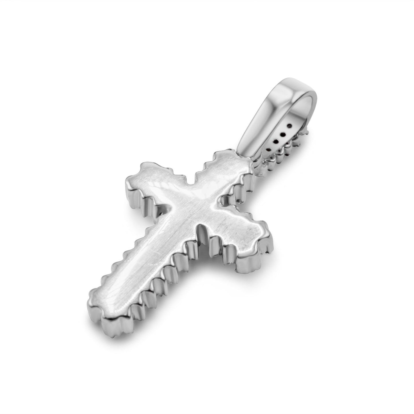 14K Diamond Cross Pendant 0.44 ctw