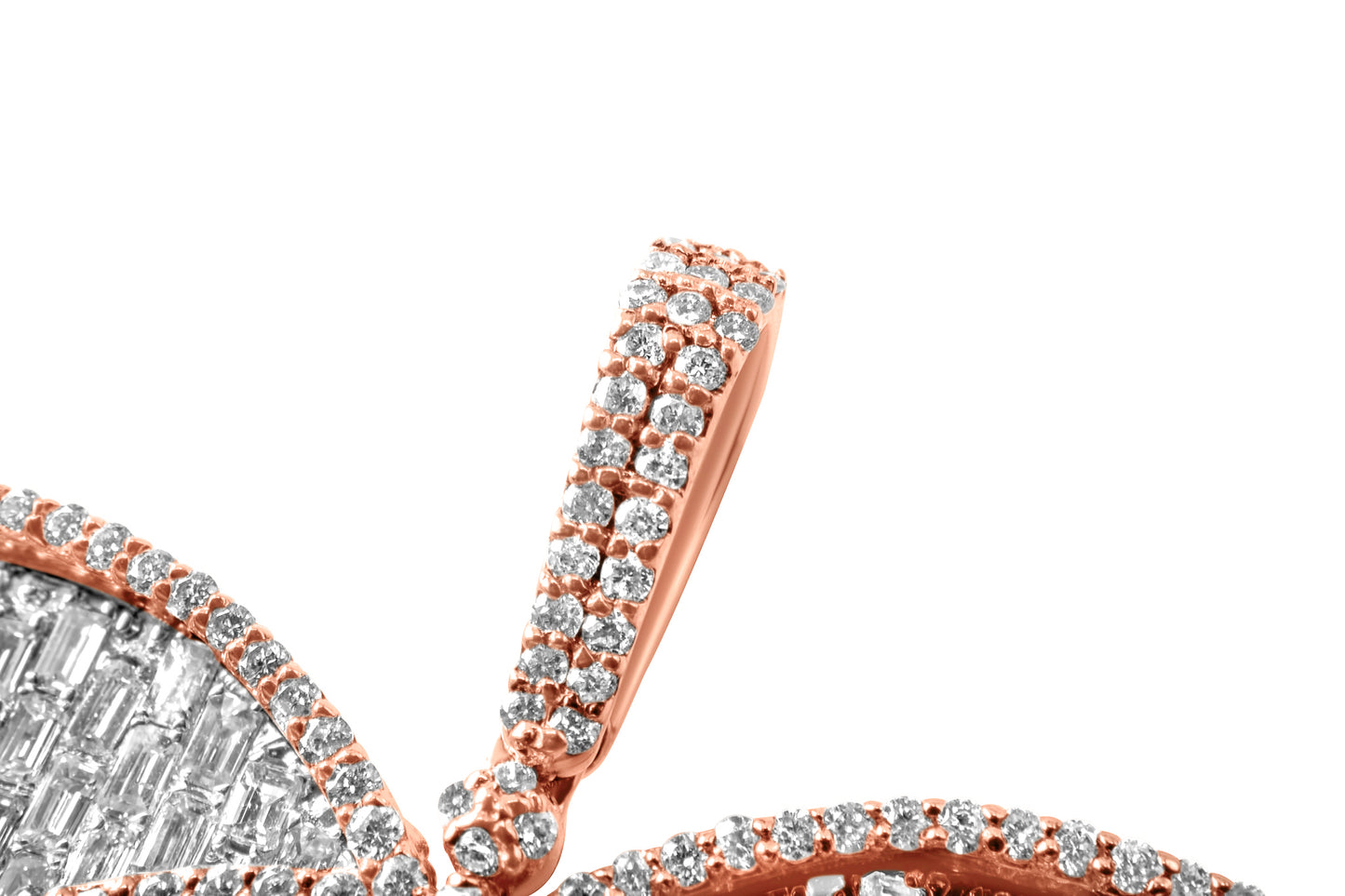 14K Butterfly Diamond Pendant 1.26 ctw
