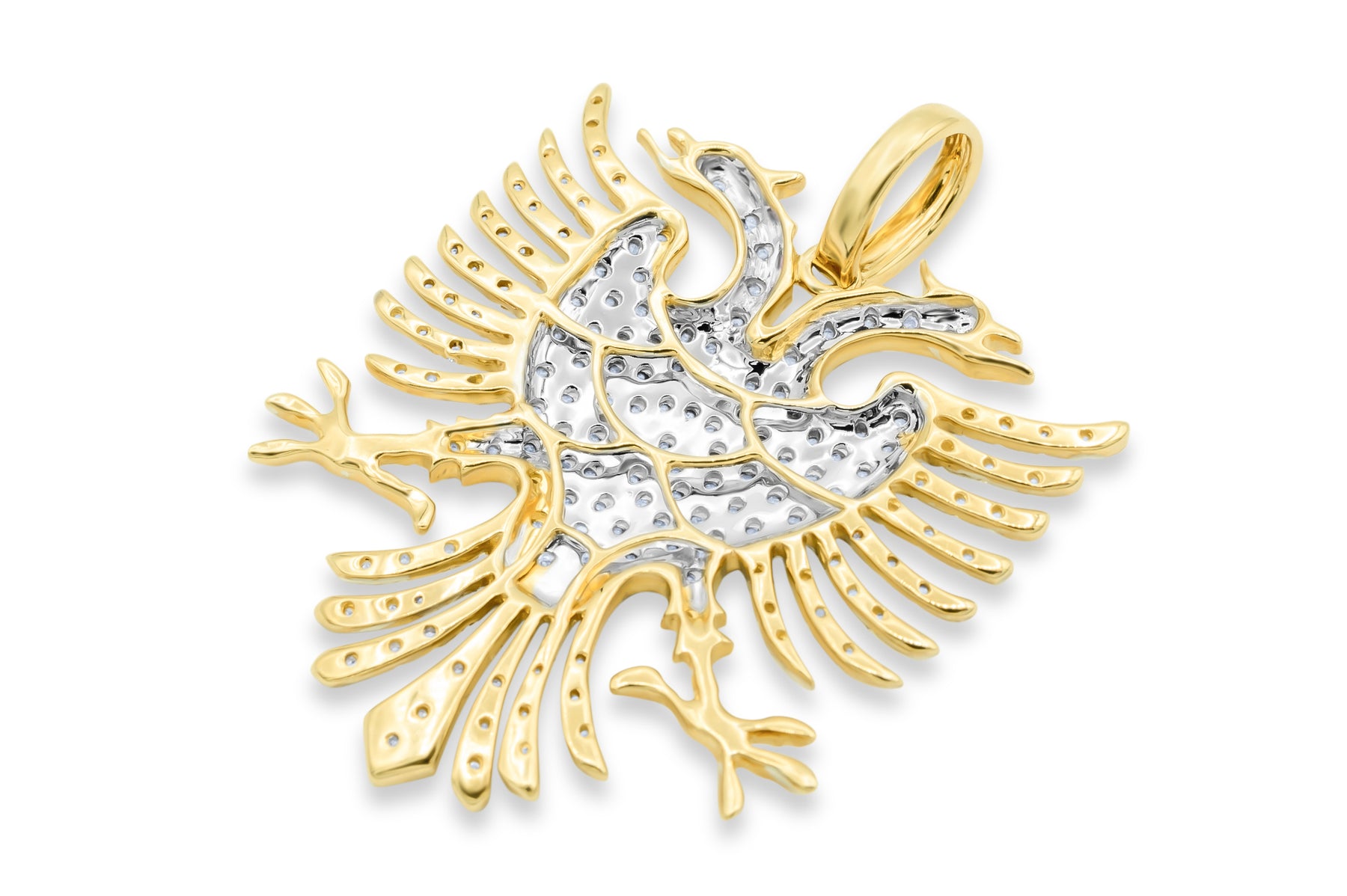 Real gold on sale albanian eagle necklace