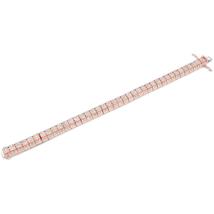 14k Solid Gold Cluster Bracelet