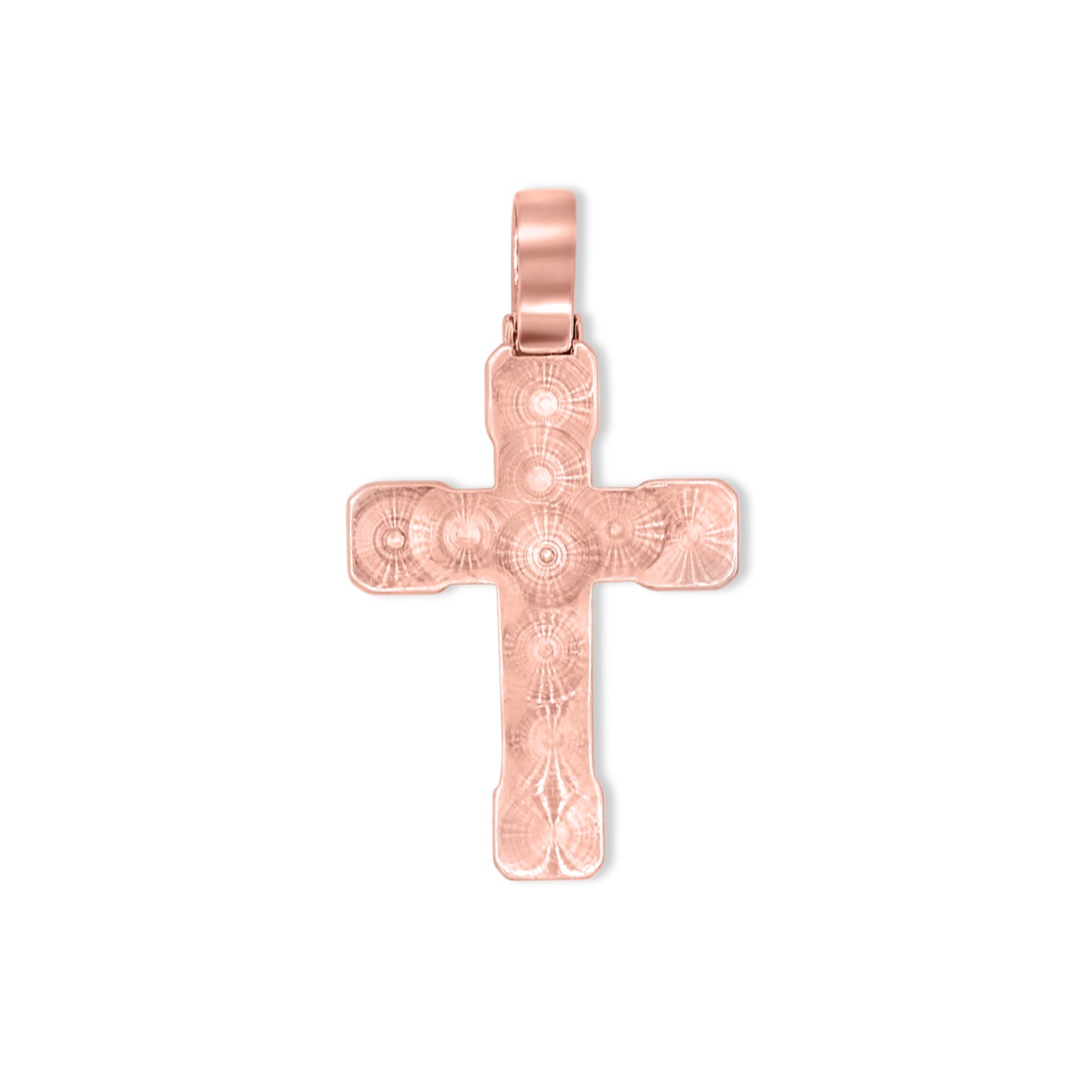 14k Baguette Diamond Cross 4.80ctw