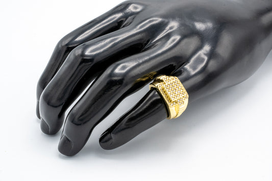 10k Yellow Gold Pinky Diamond Ring 1.00ctw