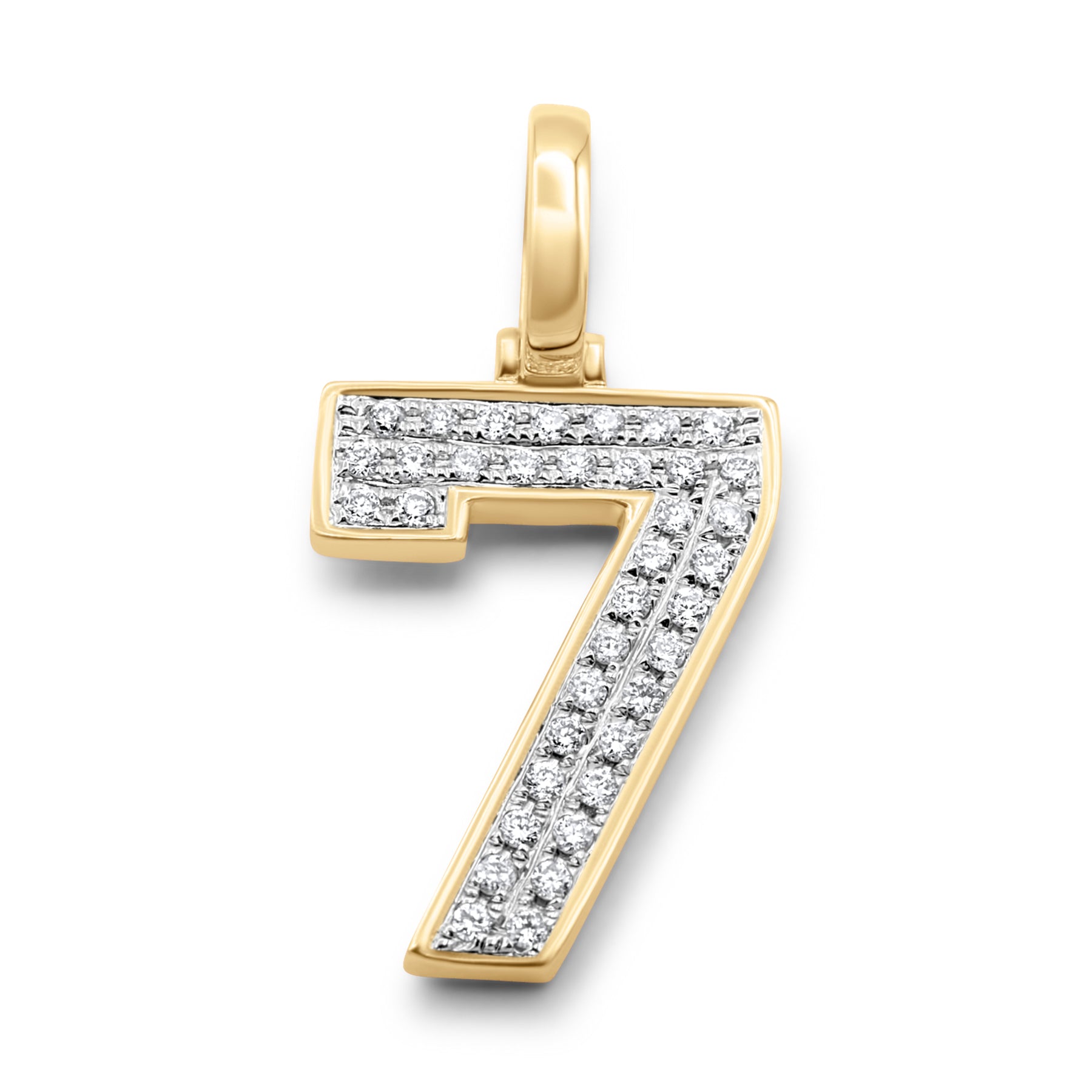 7 diamond pendant necklace Clearance