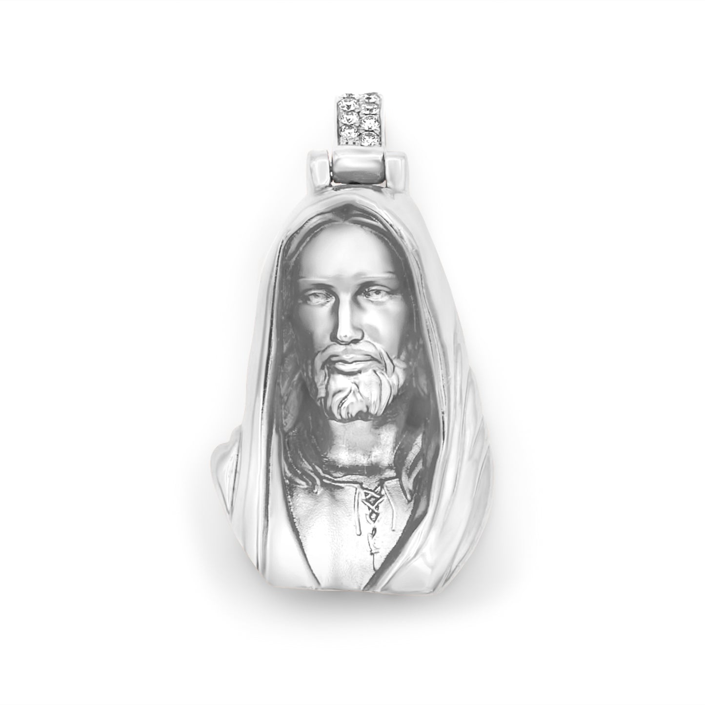14k Solid Gold Jesus Head