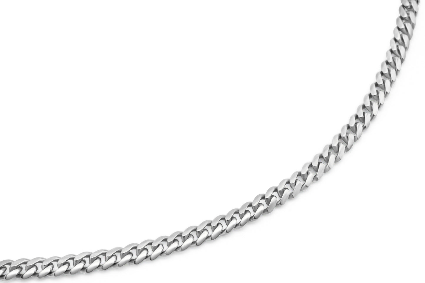 14k Solid Gold Cuban Link Chain 3mm