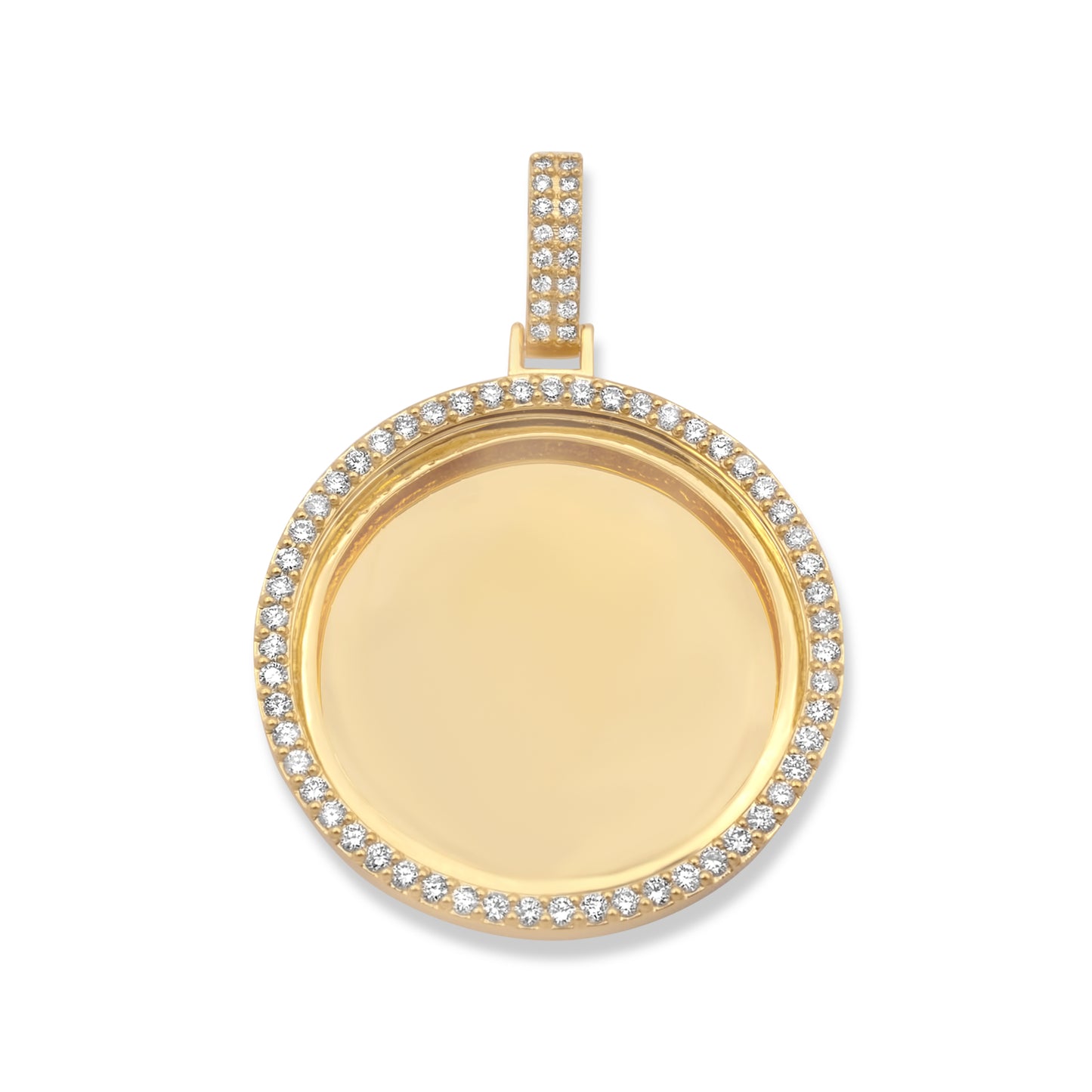 14K Diamond Picture Pendant 2.29ctw