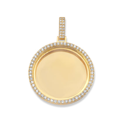 14K Diamond Picture Pendant 2.29ctw