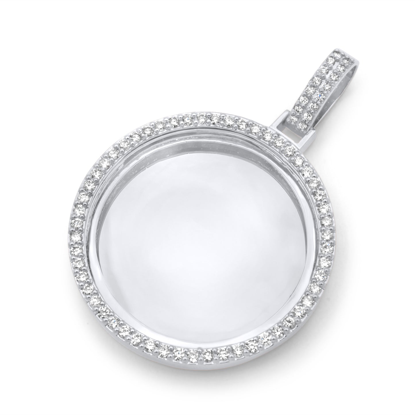 14K Diamond Picture Pendant 2.29ctw