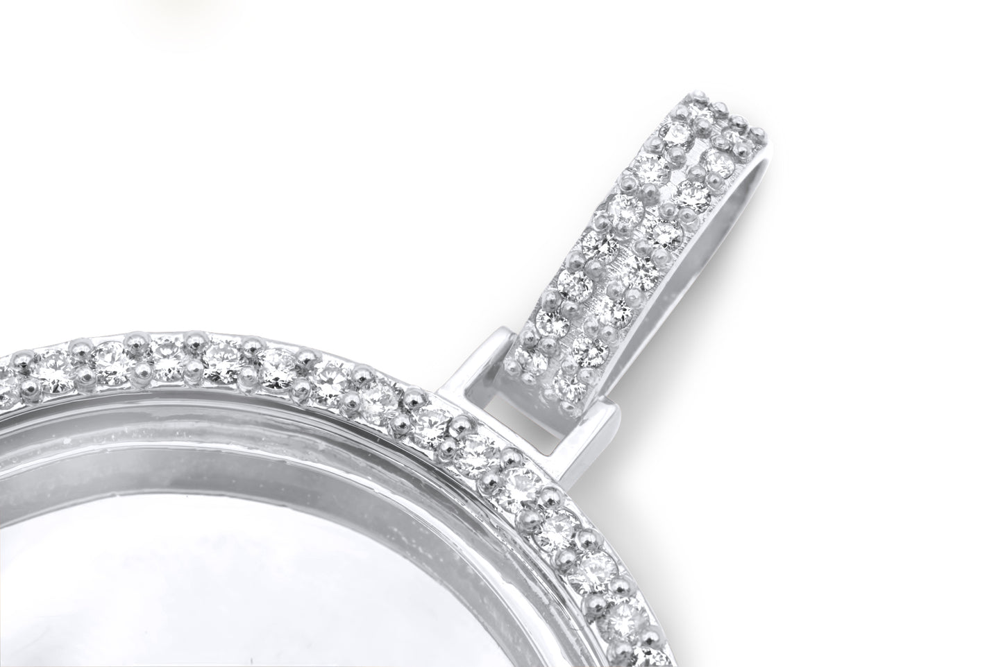 14K Diamond Picture Pendant 2.29ctw