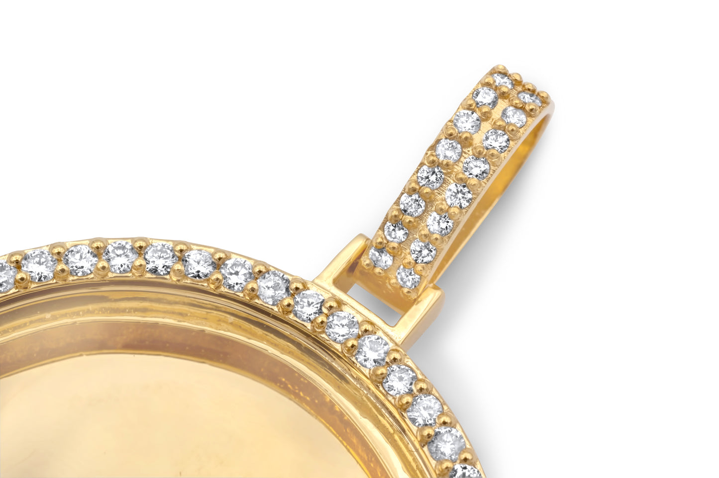 14K Diamond Picture Pendant 2.29ctw