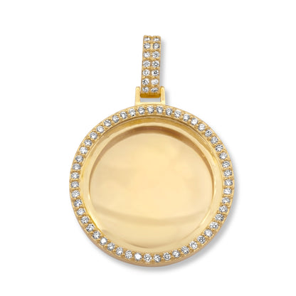 14K Solid Gold Diamond Picture Pendant 3.25ctw