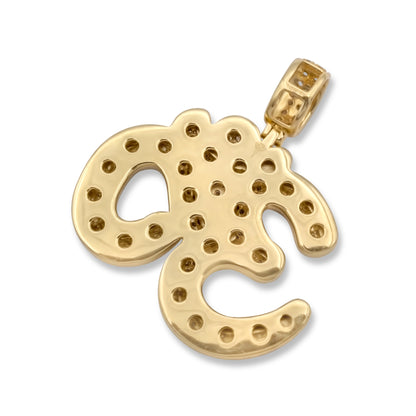 14k Ohm Pendant 4.28ctw