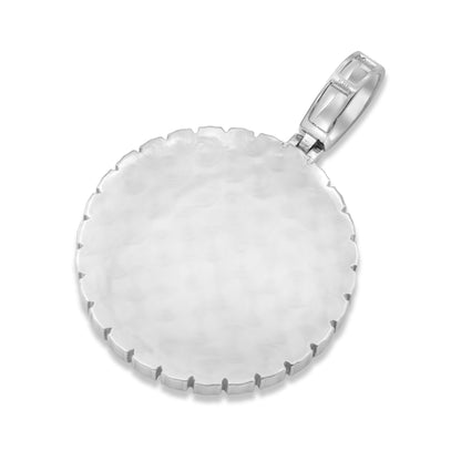 14k Solid Gold Diamond Picture Pendant 2.26ctw
