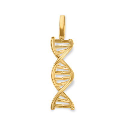 10K Solid Gold DNA Spinning Pendant
