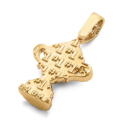 10k Yellow Gold Trophy Diamond Pendant 0.89ctw