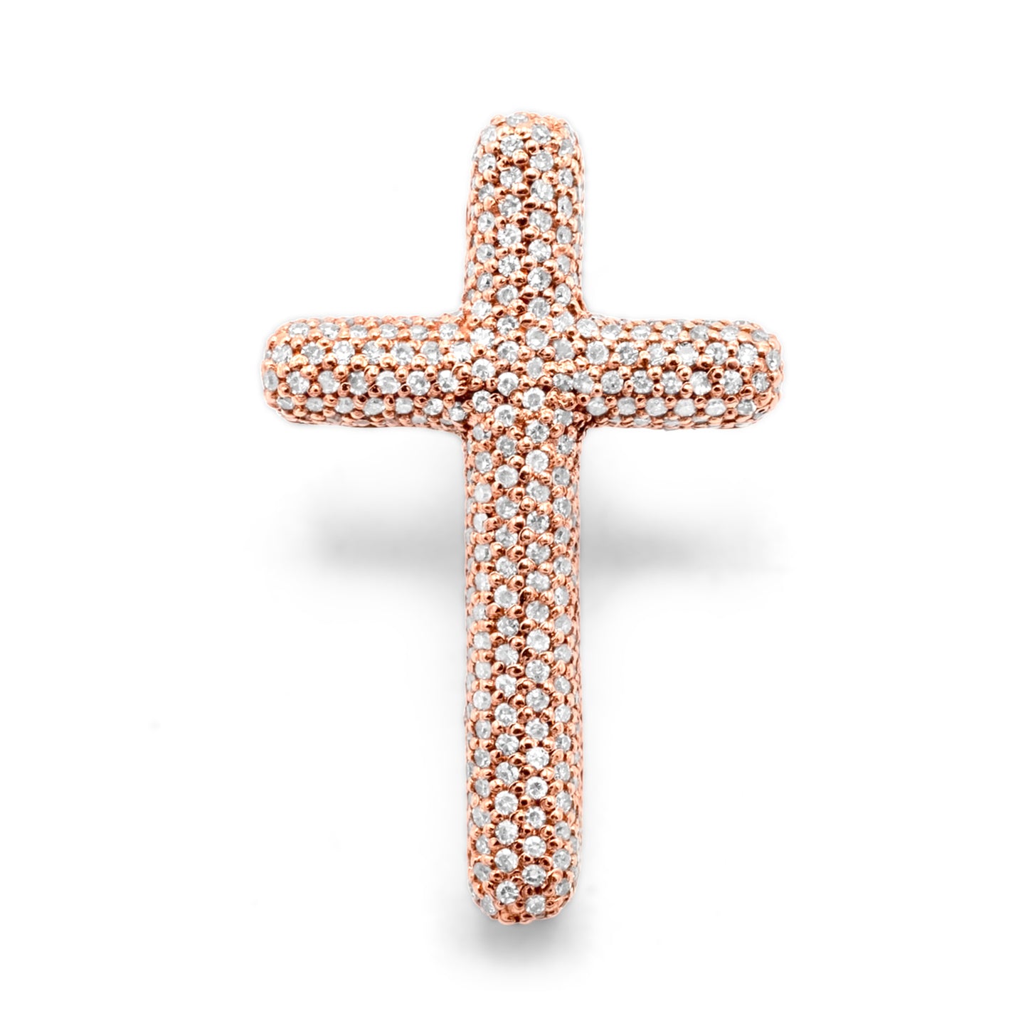 10K Diamond cross Pendant 0.81CTW