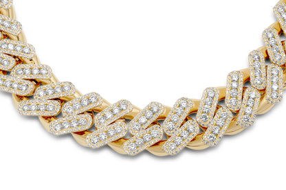 14k Yellow Gold Cuban Link Necklace 48.50ctw