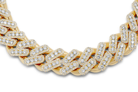 14k Yellow Gold Cuban Link Necklace 48.50ctw
