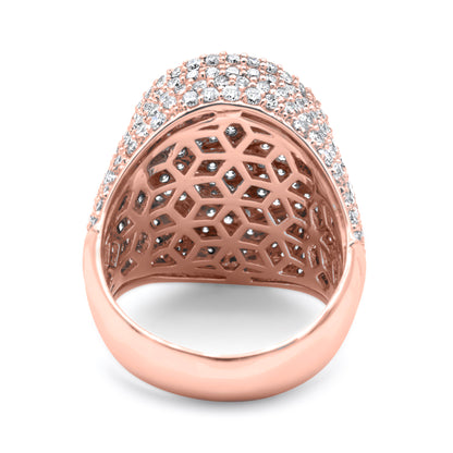 14K Yellow Gold Oval Diamond Ring 7.07ctw