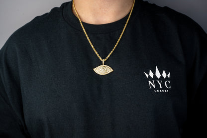 10k Yellow Gold Diamond Eye 5.28ctw