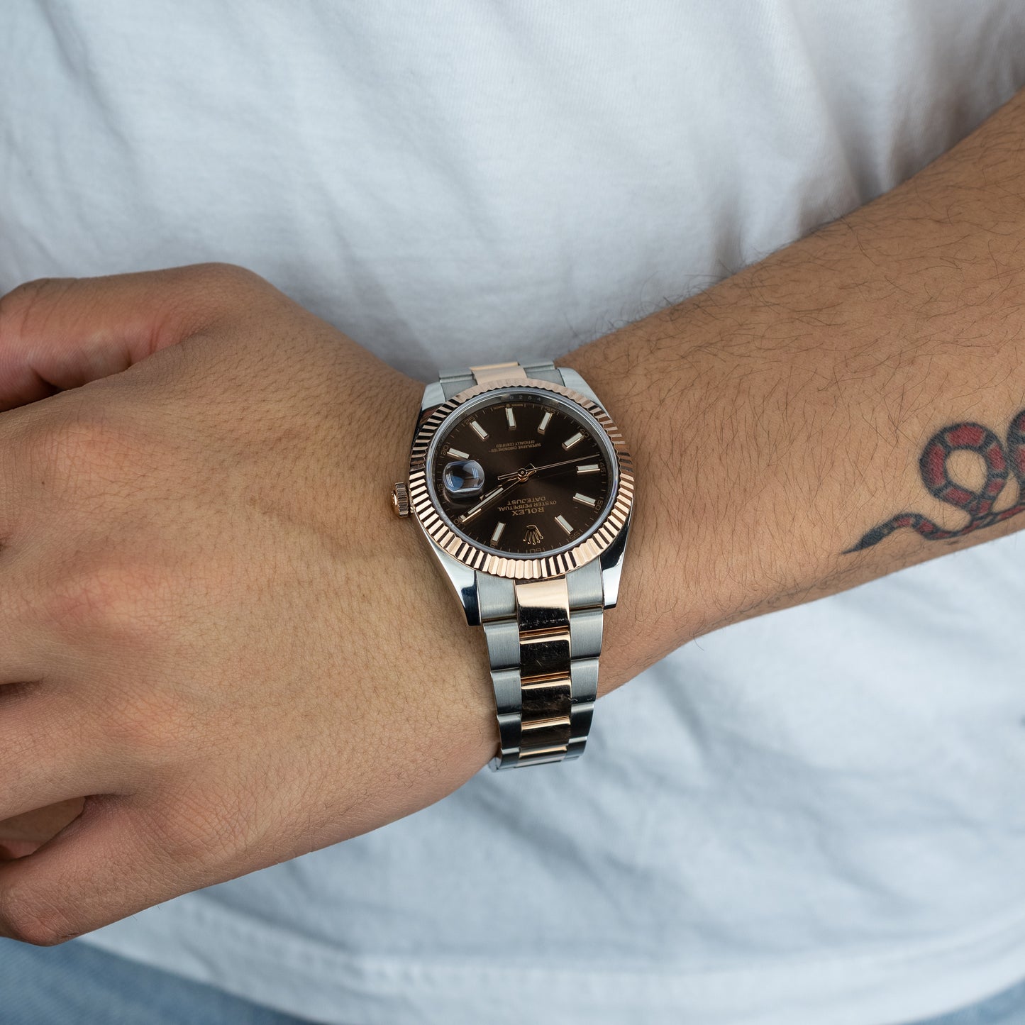 Rolex Datejust 41mm Two Tone Rose Gold Ref. Number 126331